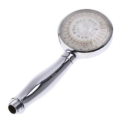 

LED Shower Head Color Changing 2 Water Mode 7 Color Glow Light Automatically Changing Handheld Showerhead