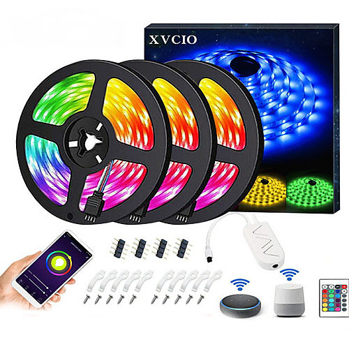 

10m / 20m Flexible LED Light Strips 360 LEDs SMD5050 Multi Color Decorative / TV Background 12 V