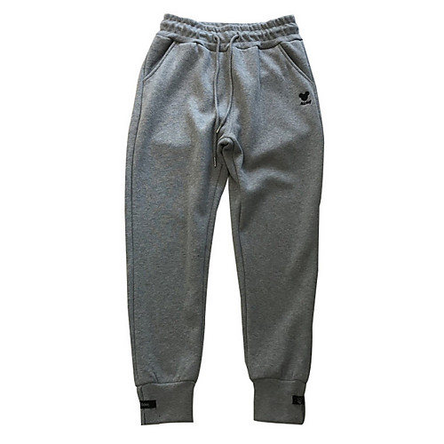 

Women's Sporty Chinos / wfh Sweatpants Jogger Pants - Solid Colored / Geometric Pattern Black Gray M L XL