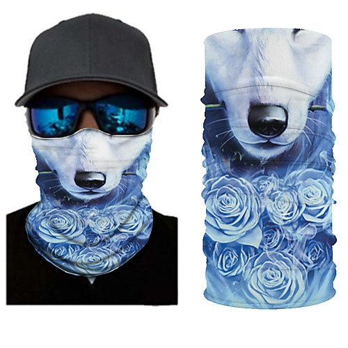 

Neck Gaiter Pollution Protection Quick Dry Ultraviolet Resistant Rainbow Balaclavas Bandana for Adults' Road Cycling Hiking Cycling
