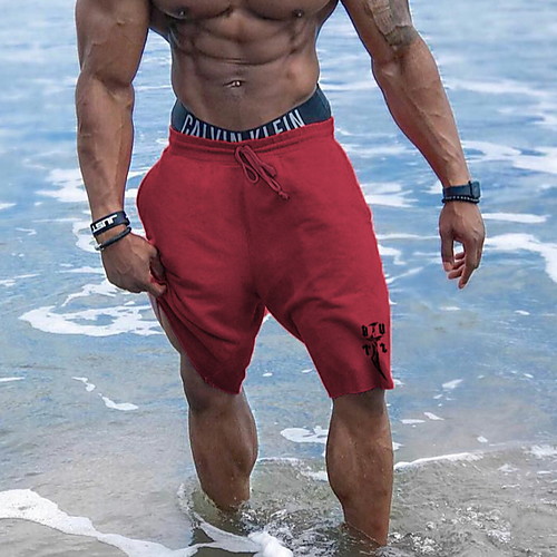

Men's Sporty Shorts Pants - Print Red Black Gray US32 / UK32 / EU40 US34 / UK34 / EU42 US36 / UK36 / EU44