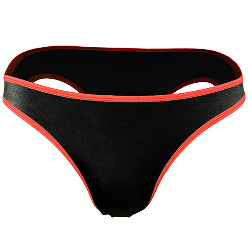 

Men's Basic Briefs Underwear - Normal Low Waist Black One-Size