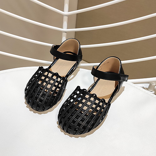 

Girls' Comfort Microfiber Sandals Toddler(9m-4ys) Black / Beige Spring