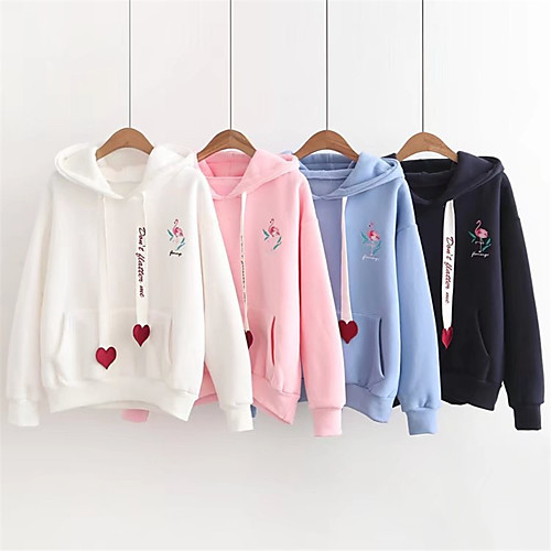 

Women's Basic Hoodie - Print Blushing Pink S