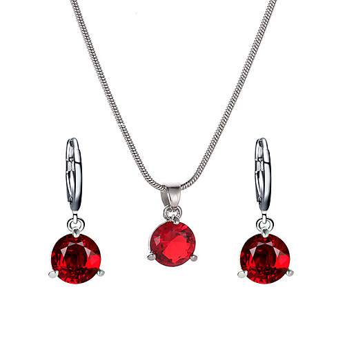 

Women's Jewelry Set European Casual / Sporty Earrings Jewelry Blushing Pink / Red / Green For Street Festival 1 set