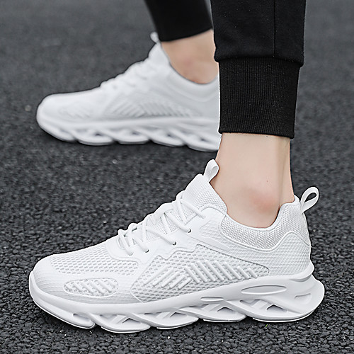 

Men's Mesh Spring & Summer / Fall & Winter Classic / British Athletic Shoes Walking Shoes Breathable White / Black