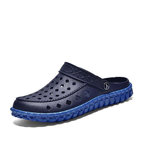 

Men's PVC Summer Casual Sandals Water Shoes Breathable Black / Silver / Black / White / White / Blue
