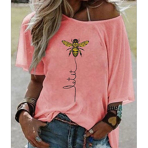 

Women's Daily Blouse - Cartoon Yellow