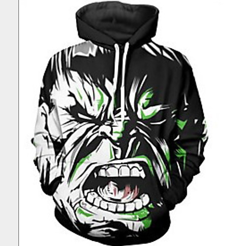 

Men's Basic Hoodie - 3D Black US32 / UK32 / EU40