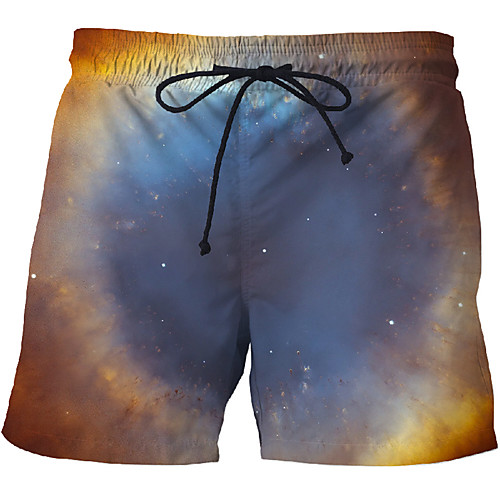 

Men's Sporty / Exaggerated Sweatpants / Shorts Pants - 3D / Geometric Pattern / 3D Print Print Rainbow US32 / UK32 / EU40 US34 / UK34 / EU42 US36 / UK36 / EU44