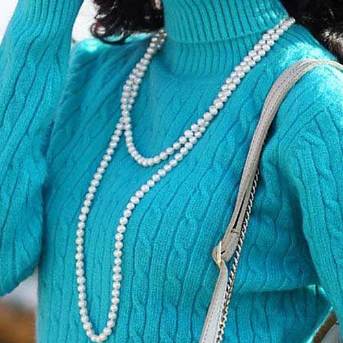 

Women's Necklace Friends European Romantic Casual / Sporty Sweet Chrome White 71 cm Necklace Jewelry 1pc For Street Festival