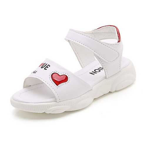 

Girls' Comfort PVC Sandals Little Kids(4-7ys) Pink / White Summer