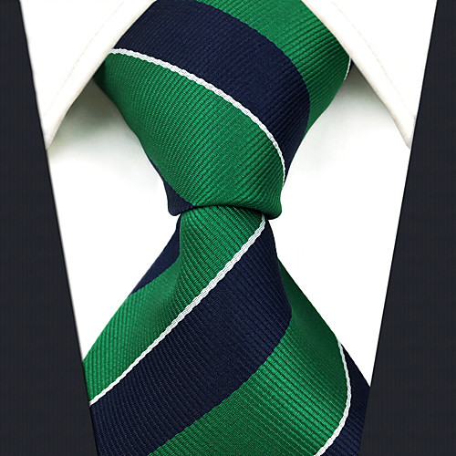 

Men's Party / Work / Basic Necktie - Striped / Jacquard