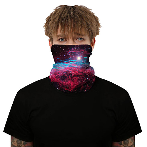 

Neck Gaiter Pollution Protection Quick Dry Ultraviolet Resistant Rainbow Balaclavas Bandana for Adults' Road Cycling Hiking Cycling
