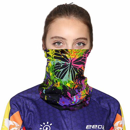 

Women's Bandana Balaclava Neck Gaiter Neck Tube UV Resistant Quick Dry Lightweight Materials Cycling Polyester for Men's Women's Adults / Pollution Protection / Floral Botanical Sunscreen / High Breat