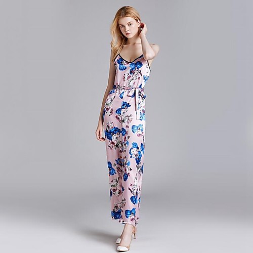 

Women's Deep V Robes / Suits Pajamas Geometric / Sexy