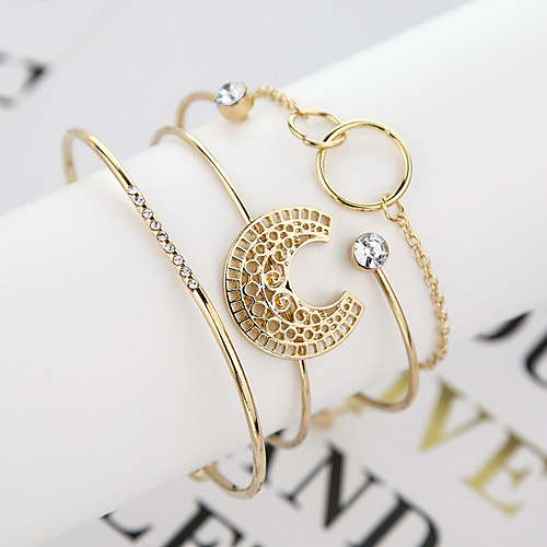 

Women's Bracelet Classic Wedding Birthday Vintage Theme European Trendy Casual / Sporty Ethnic French Alloy Bracelet Jewelry Gold For Date Festival