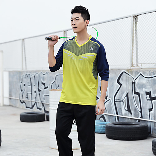 

Men's Sweatshirt and Pants Clothing Suit Long Sleeve Tennis Badminton Table Tennis Sports Outdoor Autumn / Fall Spring / High Elasticity / Quick Dry / Breathable