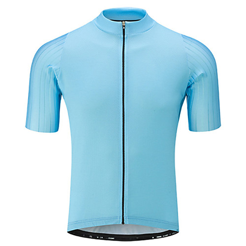 

21Grams Men's Short Sleeve Cycling Jersey Dark Purple Blue Bike Jersey Top Mountain Bike MTB Road Bike Cycling UV Resistant Breathable Quick Dry Sports Clothing Apparel / Stretchy