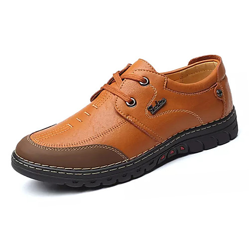 

Men's PU Spring & Summer Casual Oxfords Non-slipping Yellow / Khaki / Brown