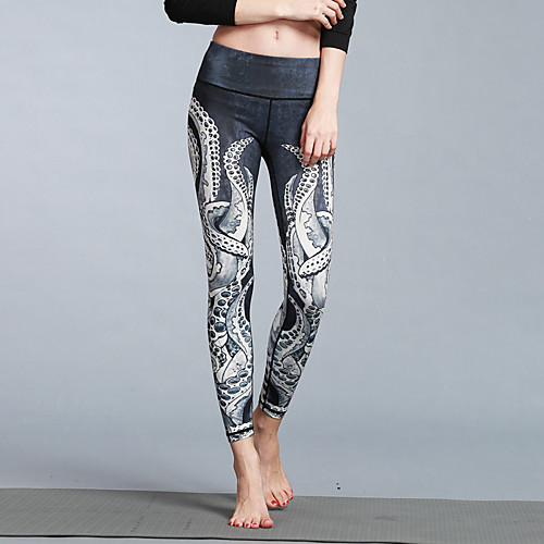 

Activewear Yoga Women's Daily Wear / Running POLY / Milk Fiber Pattern / Print / Gore Natural Pants