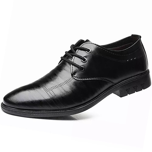 

Men's PU Spring & Summer Casual Oxfords Non-slipping Brown / Black