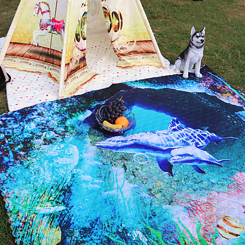 

Picnic Blanket Outdoor Casual / Daily Safety Convenient Oxford 100145 cm Camping / Hiking Picnic Spring, Fall, Winter, Summer Grey Yellow Blue