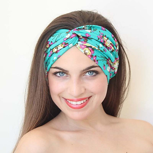 

Fabric Headbands Sports Adjustable Bowknot For Holiday Street Sporty Simple Light Yellow Navy Blue Light Blue-White 1 Piece / Women's