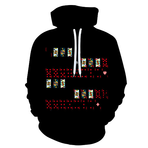 

Men's 3D Print / Casual Hoodie - 3D / Cartoon / Character Rainbow US32 / UK32 / EU40