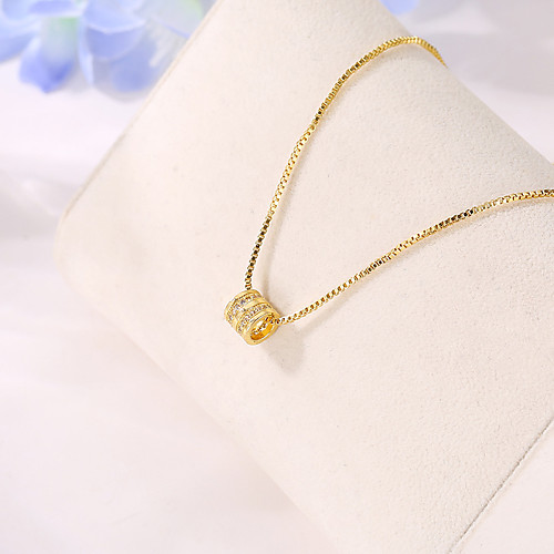 

Women's Necklace Friends European Romantic Casual / Sporty Sweet Chrome Gold 47 cm Necklace Jewelry 1pc For Street Festival