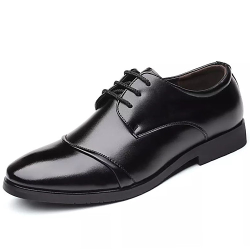 

Men's PU Spring & Summer Casual Oxfords Non-slipping Black