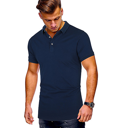 

Men's Sports Basic Polo - Solid Colored Purple