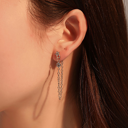 

Women's Earrings Stylish Basic Earrings Jewelry Gold / Silver For Birthday Gift Festival 1pc