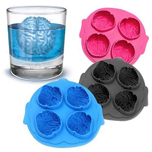 

1pcs Silicone Brain Ice Tray Silicone Fondant Chocolate Mold DIY
