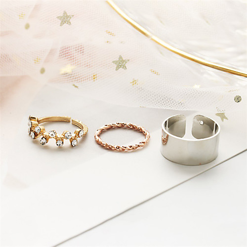 

Women's Ring 1 set Gold Alloy Elegant Holiday European Festival Jewelry