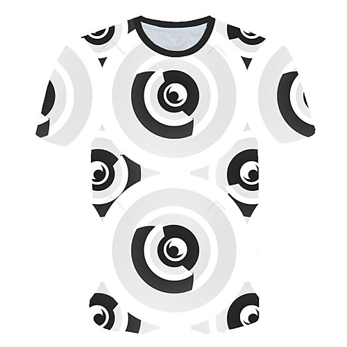 

Women's Daily Sports Basic / Street chic T-shirt - 3D Print White