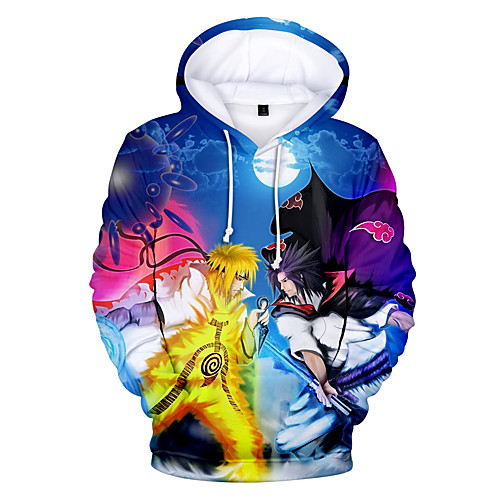 

Inspired by Naruto Naruto Uzumaki Cosplay Costume Hoodie Polyster Print Printing Hoodie For Men's / Women's