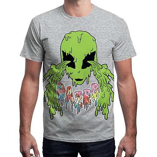 

Inspired by Galaxy Skull T-shirt Terylene Print Printing T-shirt For Men's / Women's