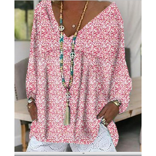 

Women's Daily Blouse - Floral Blushing Pink