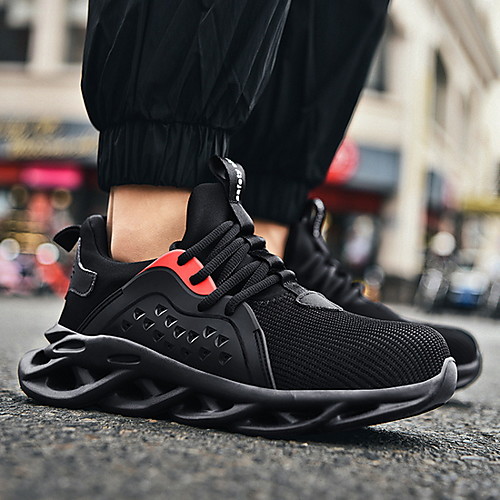 

Men's Mesh Summer Athletic Shoes Non-slipping Green / Black / Gray