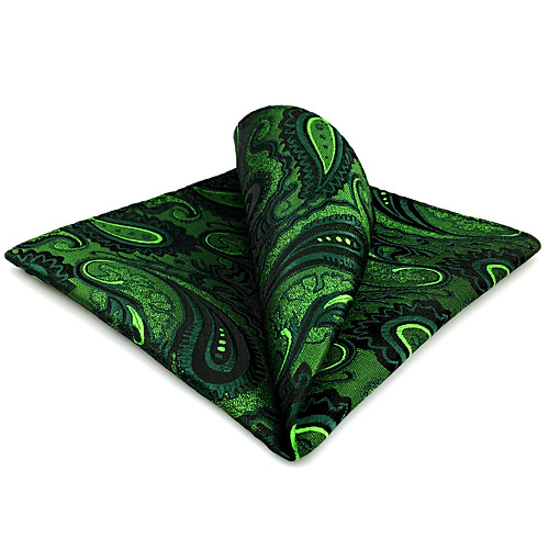 

Men's Party / Work / Basic Pocket Squares - Paisley / Jacquard
