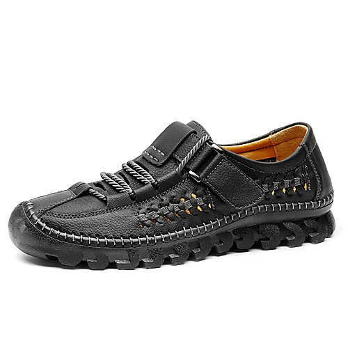 

Men's Cowhide Fall / Spring & Summer Casual / British Oxfords Breathable Khaki / Brown / Black / Party & Evening
