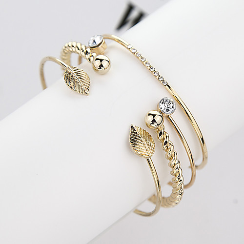 

Women's Bracelet Classic Wedding Birthday Vintage Theme European Trendy Casual / Sporty Ethnic French Alloy Bracelet Jewelry Gold For Date Festival