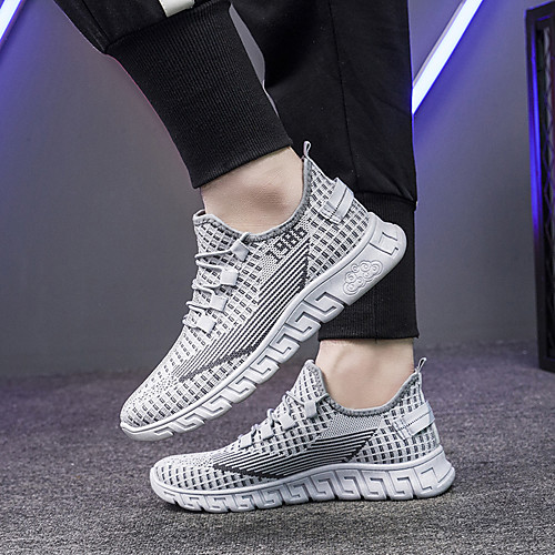 

Men's Mesh Spring & Summer / Fall & Winter Classic / British Trainers / Athletic Shoes Walking Shoes Breathable Black / Beige / Gray