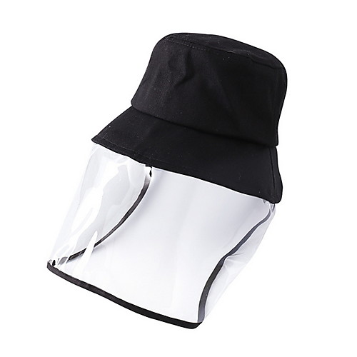 

Women's Basic Polyester Protective Hat-Solid Colored White Black