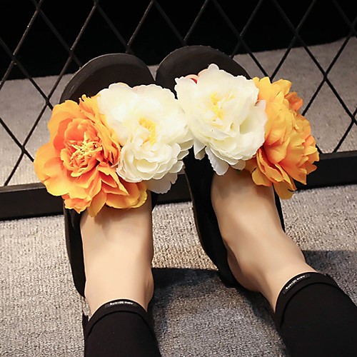 

Women's Sandals Flat Heel Open Toe PU Summer Pink / Blue / White