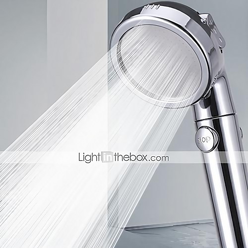 

1PC Pressurized Nozzle Shower Head ABS Bathroom Accessories High Pressure Water Saving Rainfall Chrome Handheld Shower Bath Head