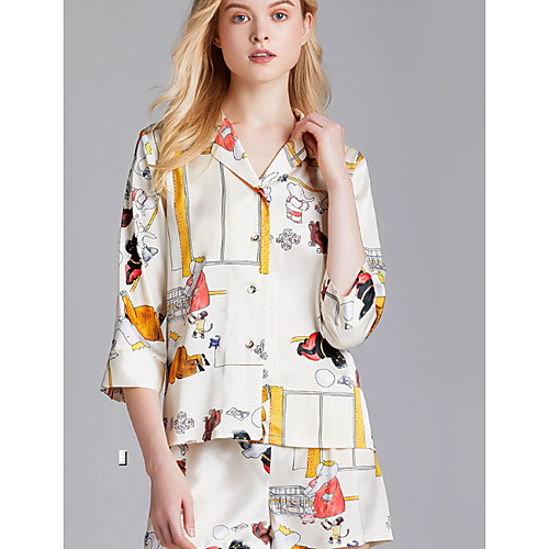 

Women's Suits Nightwear Beige M L XL