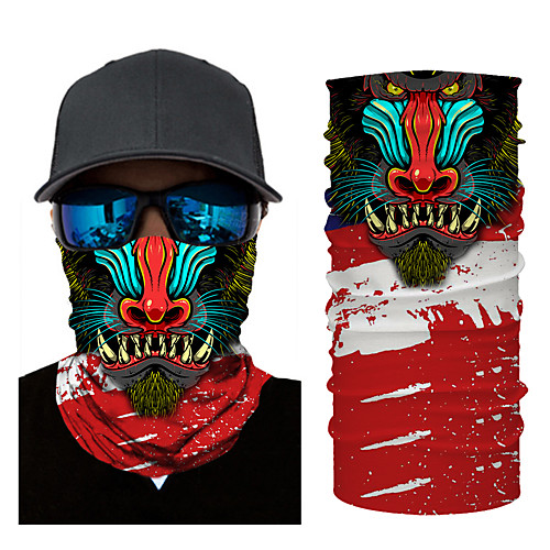 

Men's 3D Print Square Scarf - Floral / Print / Color Block
