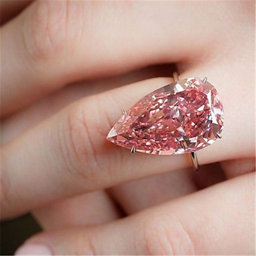 

Women's Ring 1pc Silver Platinum Plated Alloy Wedding Gift Jewelry Cute
